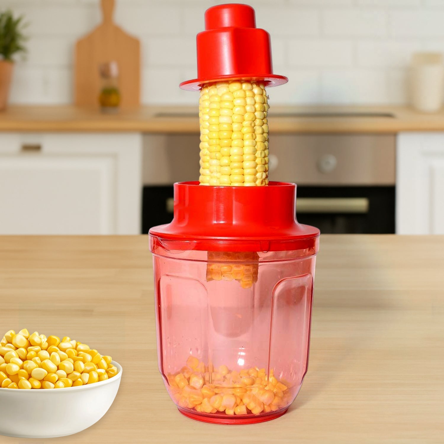 Supermom Corn Cutter with Steel Blades (1 Pc) Supermom Corn Cutter with Steel Blades (1 Pc)
